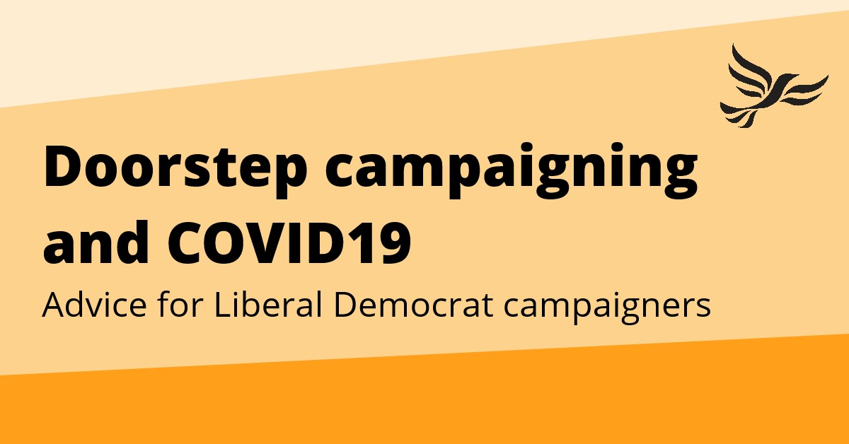 Doorstep campaigning and COVID19 