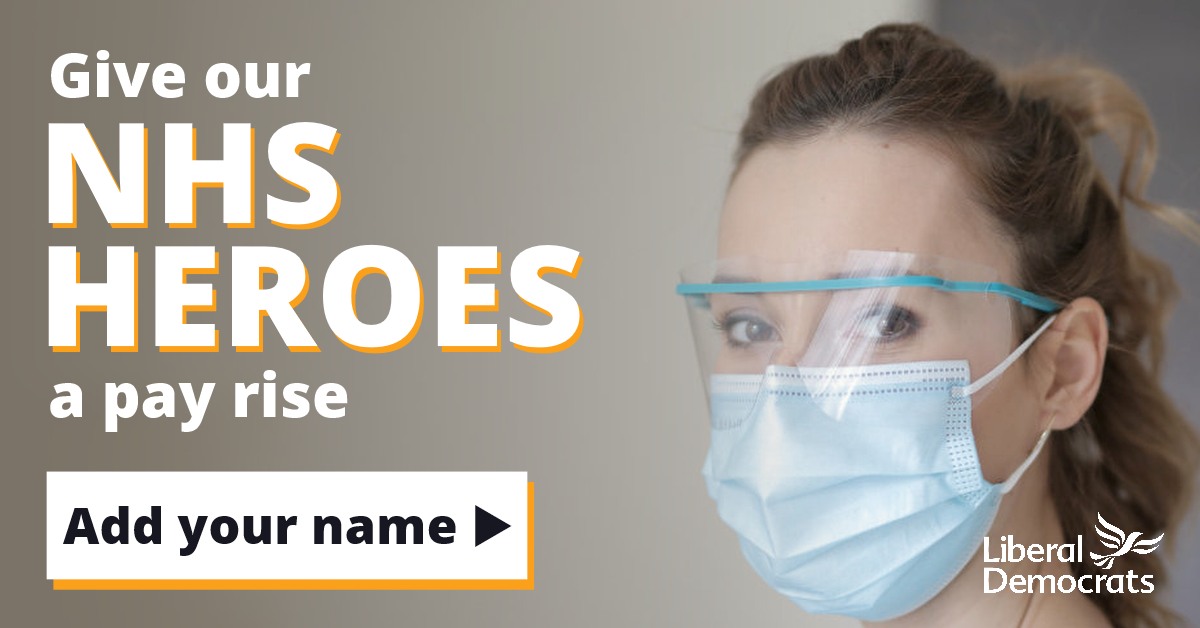 Give NHS heroes a pay rise