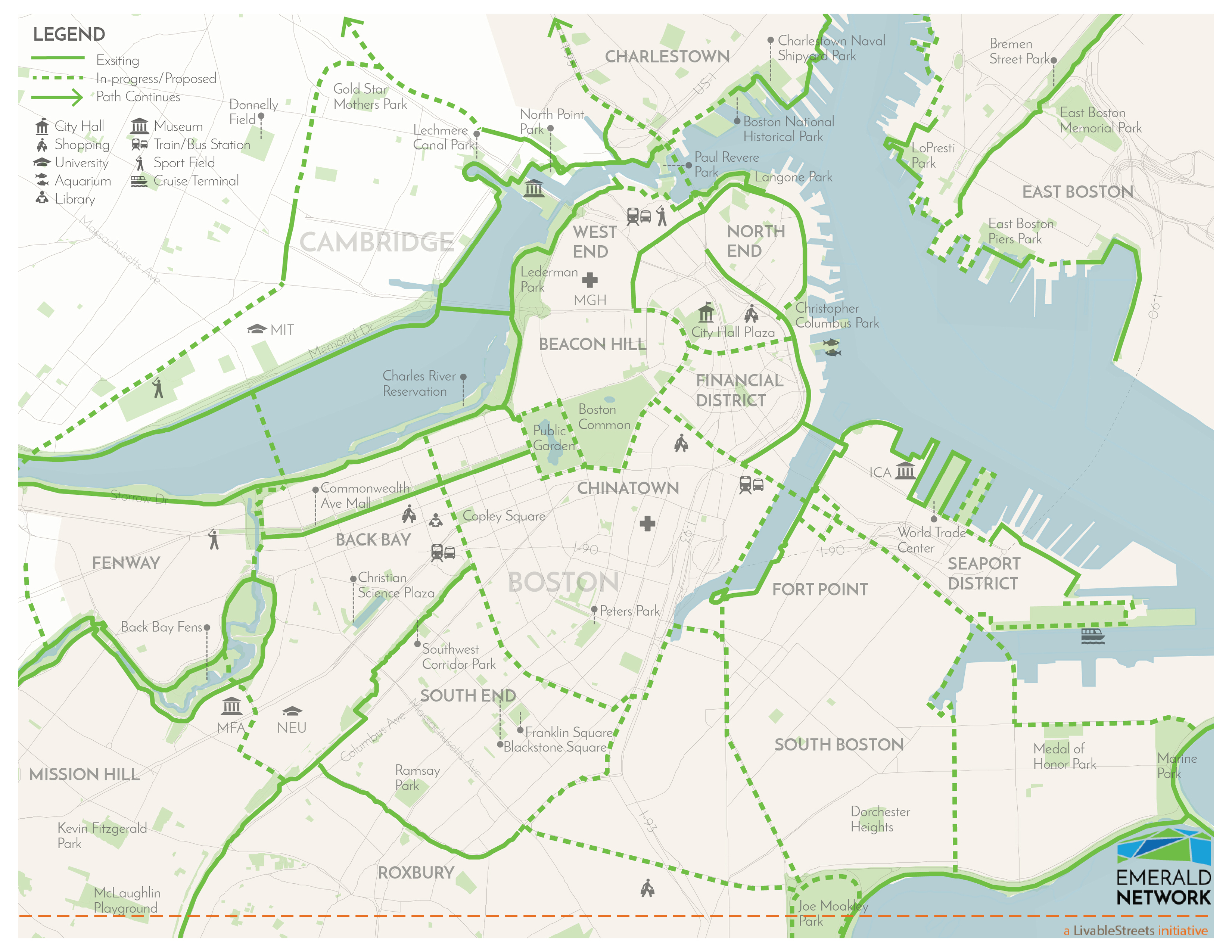 Map Of Boston T Map Of Boston T, Printable Boston Core Map Png, Map Of Boston T