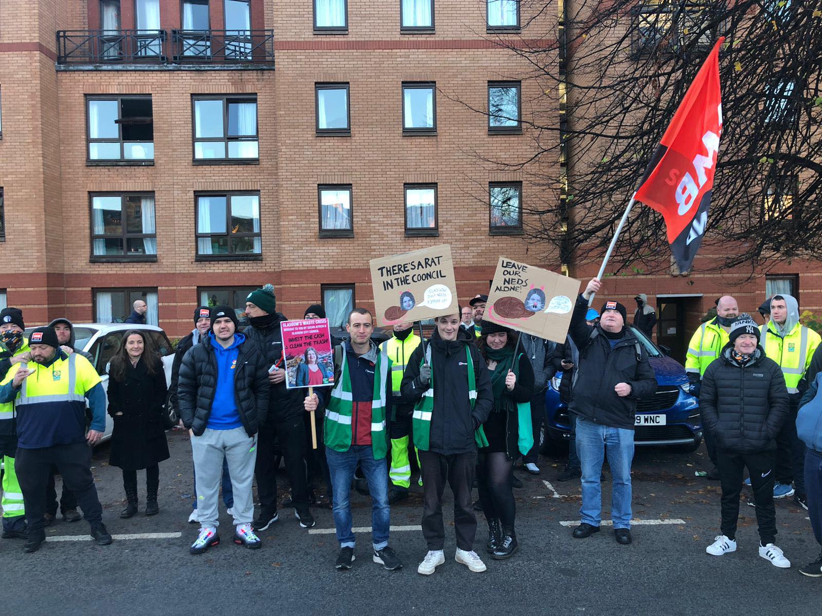 Living Rent's solidarity statement with the GMB striking workers