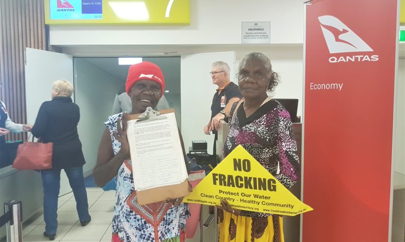 MEDIA RELEASE: Traditional Owners launch campaign challenging Origin Energy over NT fracking consents