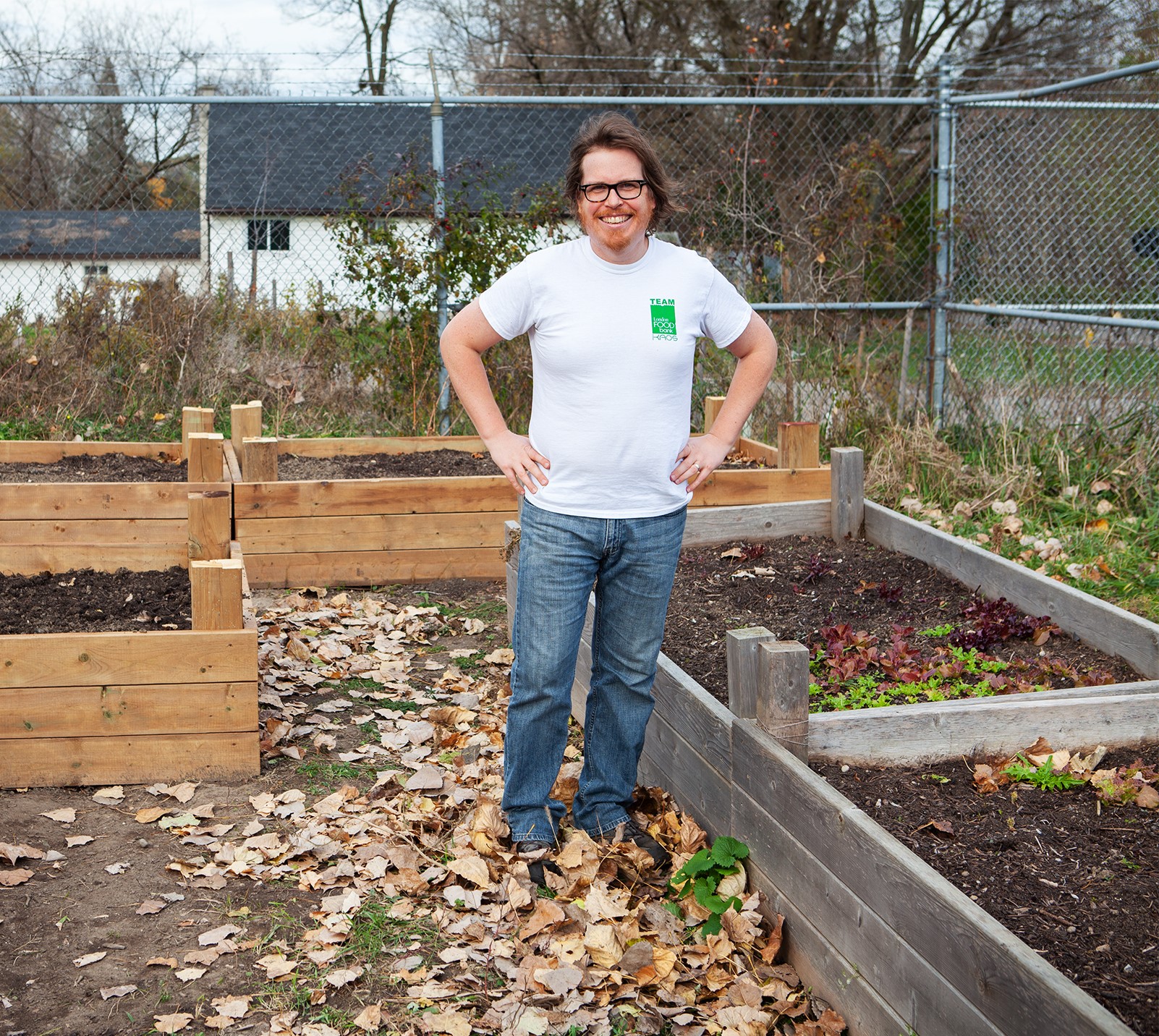 Mike Bloxam, Fresh Food Co-ordinator at the London Food Bank