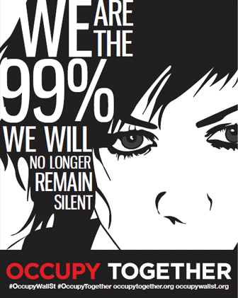 Occupy Together - Poster by Raina Dayne Occupy Together - Poster by Raina Dayne