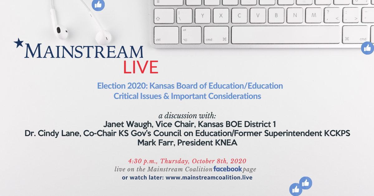Mainstream Live Election 2020 KS Board of Education/Education