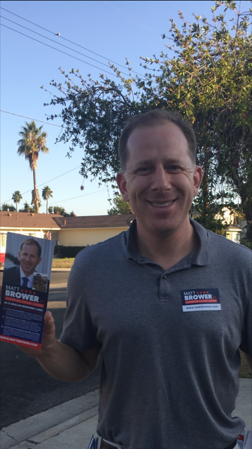 Door to door getting out the vote in Oceanside