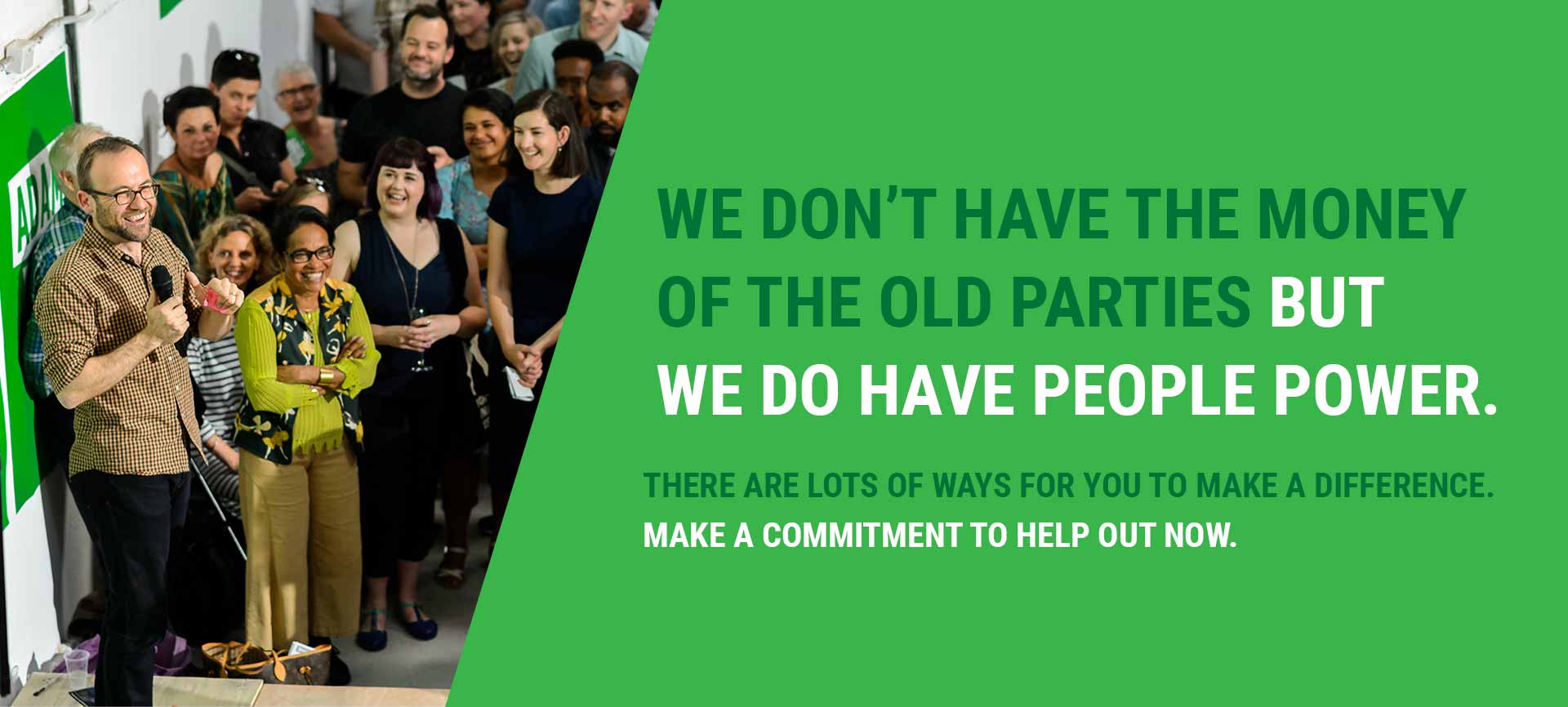 Make a commitment to help out now Make a commitment to help out now