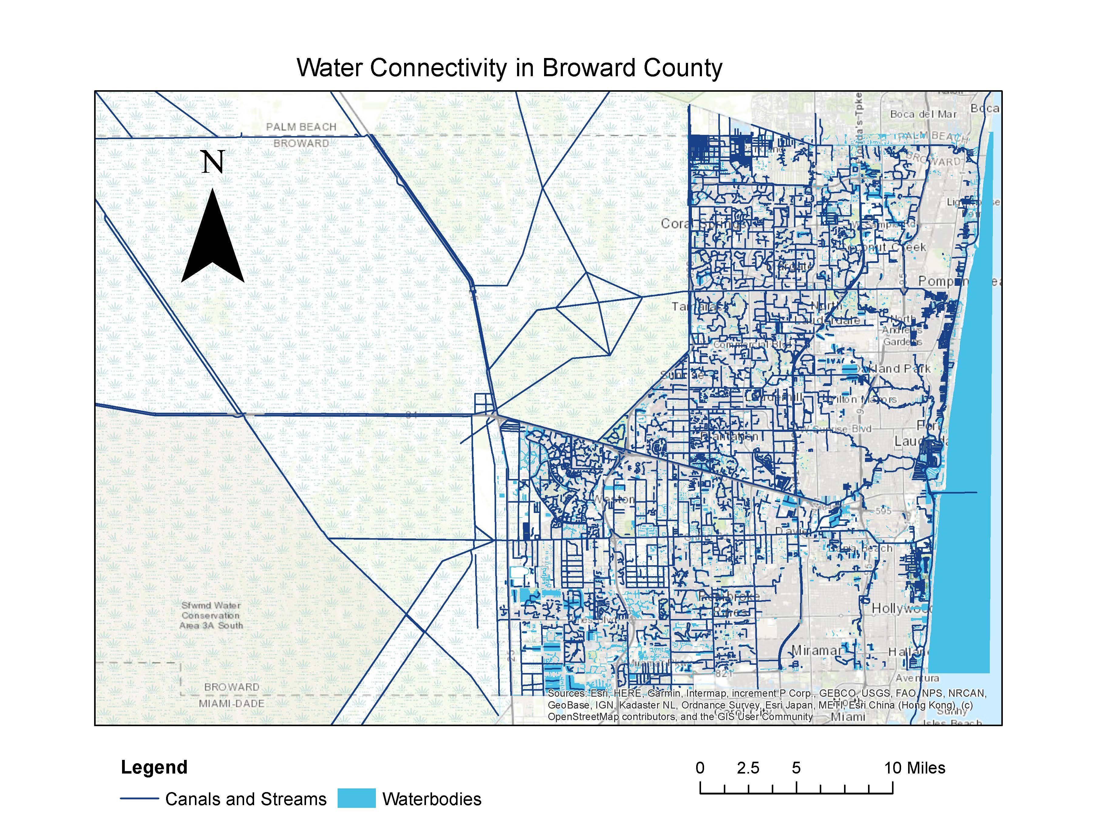 Mean High Water Line Map Florida - Water Broward (1) 