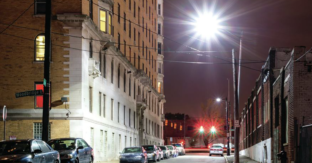 Detroit to Reduce Greenhouse Gasses as Largest US City with 100 LED