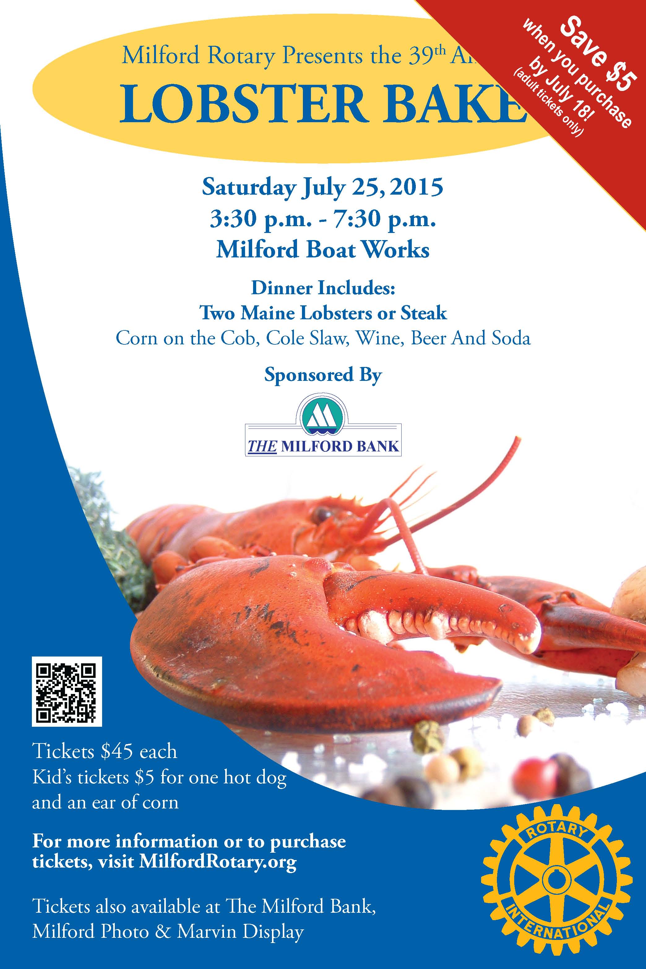 Lobster Bake July 25, 2015