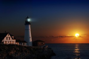 Lighthouse at Dawn