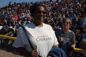 Kelly shows support for President Obama in Virginia