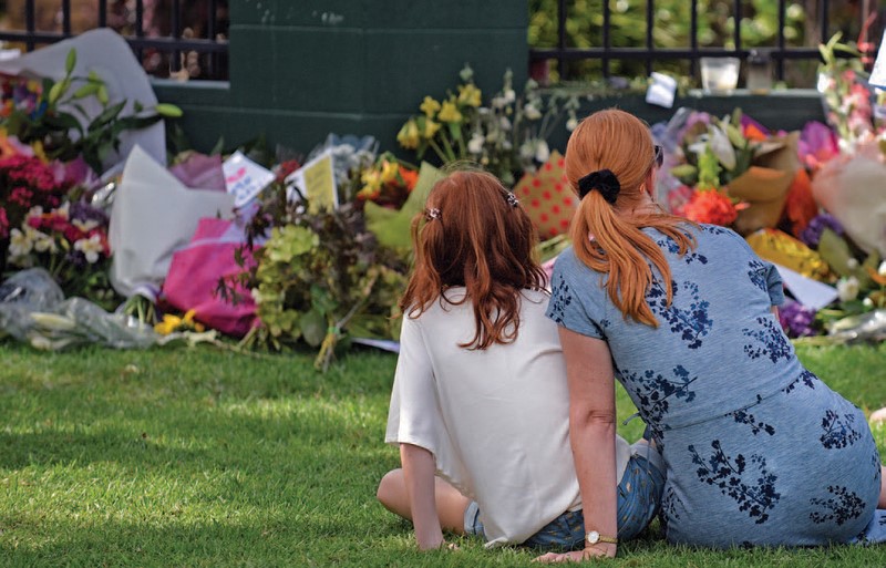 Tauranga mosque flower wall