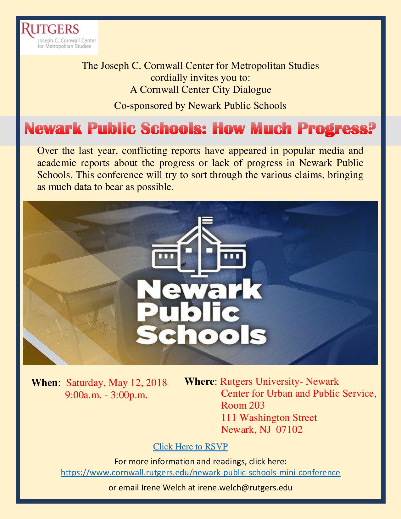 Newark Public Schools: How Much Progress? - The Newark Trust for Education
