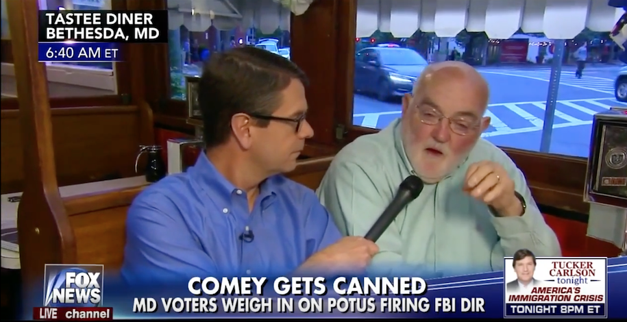 Fox’s Griff Jenkins Abruptly Ends Interview When Diner Suggests Trump