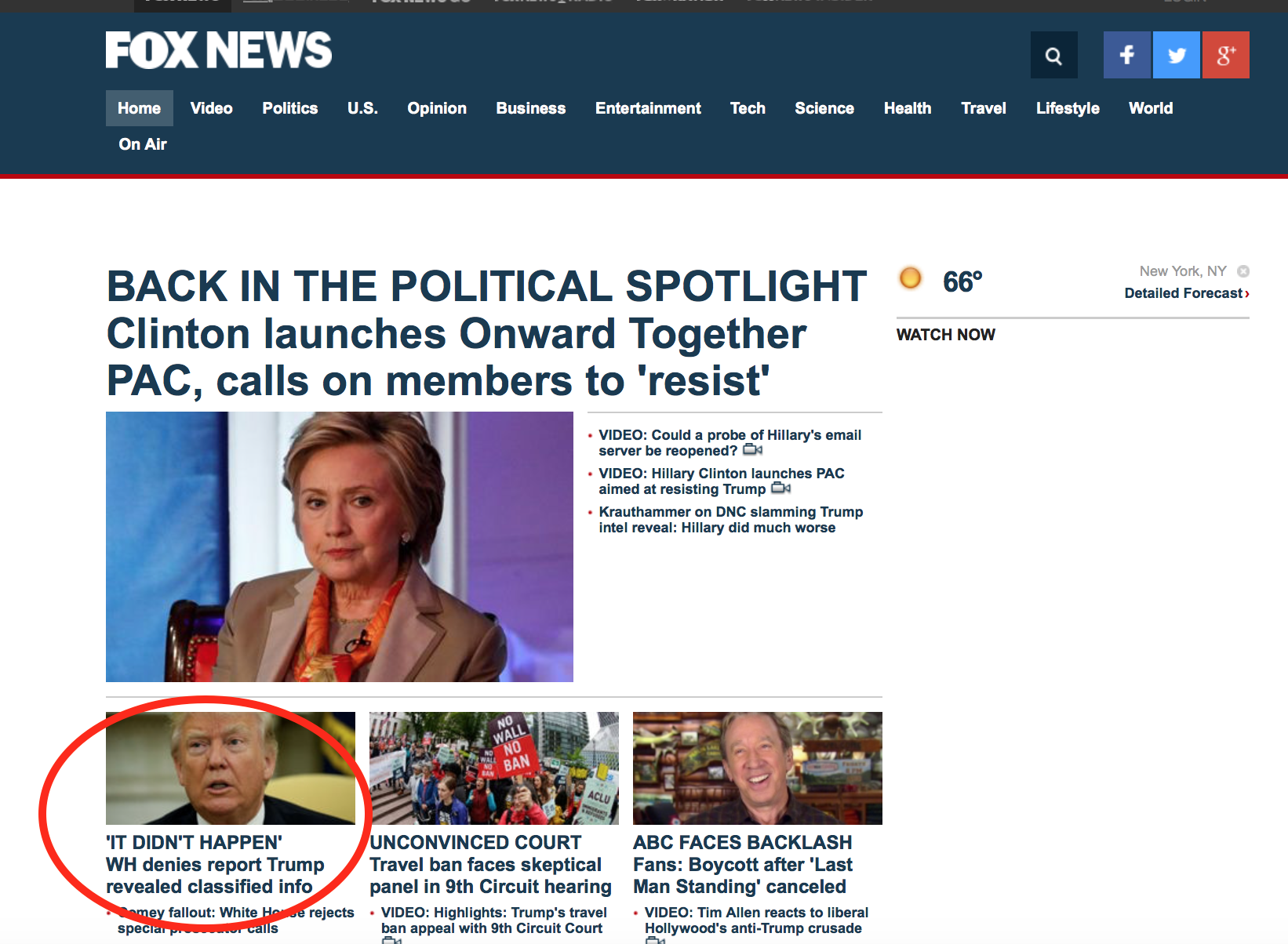 After Reports Trump Leaked Classified Info To Russians,