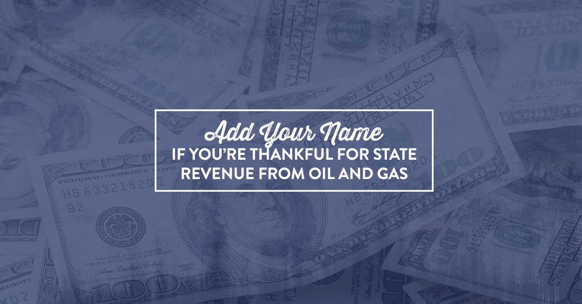 Support Revenue From Oil and Gas