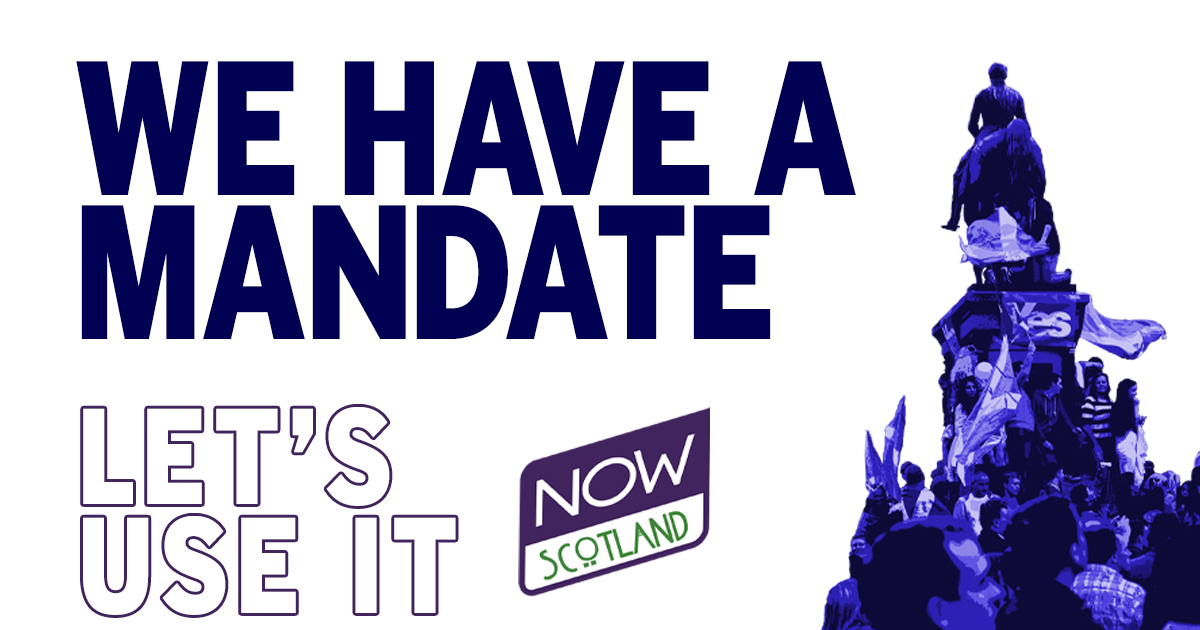 A4 POSTER: We have a mandate - let's use it