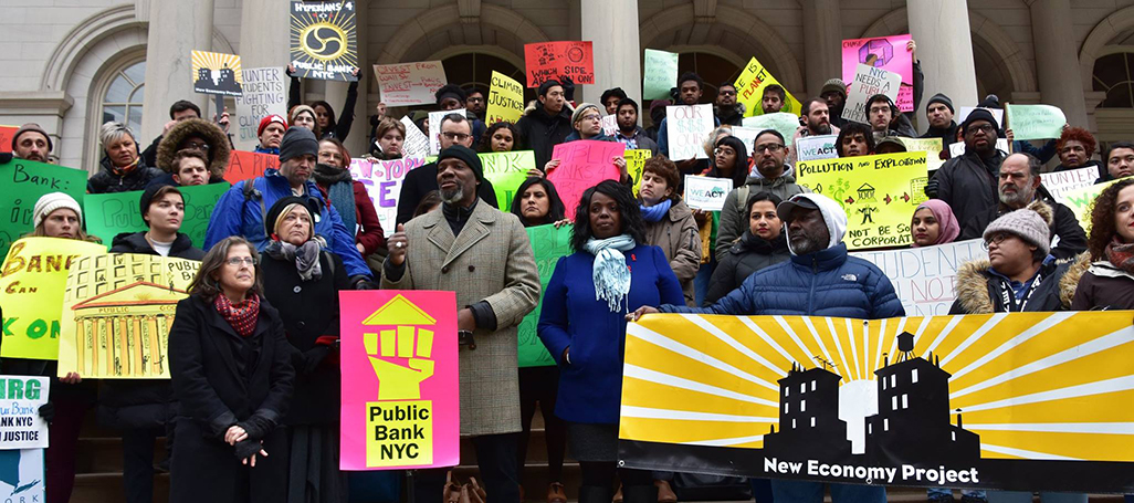Public Bank NYC rally