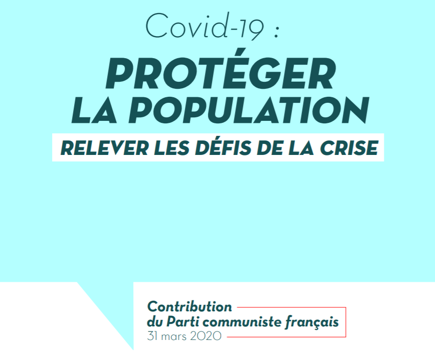 Covid-19 les propositions du pcf