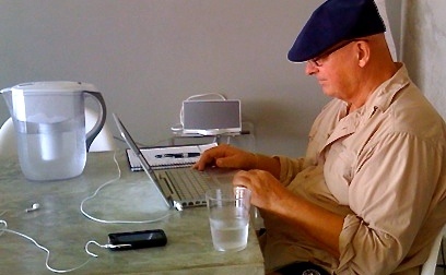 Peter W. Yaremko hard at work