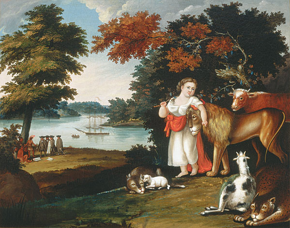 The Peaceable Kingdom by Edward Hicks. Courtesy of the NMWA