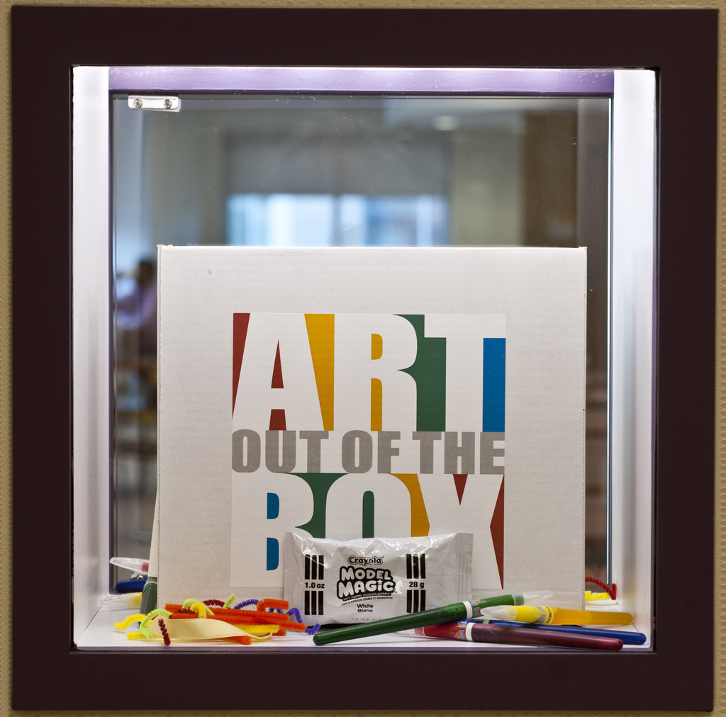 An Art Out of the Box kit from the Children's Hospitals and Clinics of Minnesota.