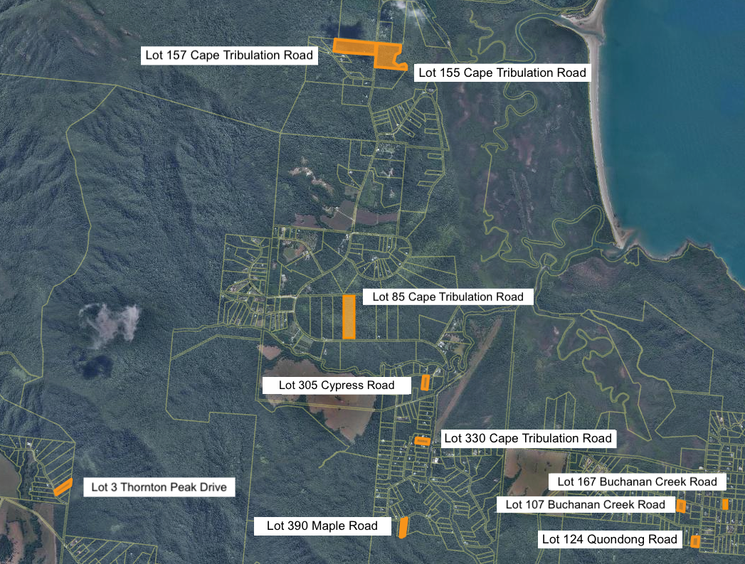 FAQ's for Daintree’s Lot 110 Rainforest 4