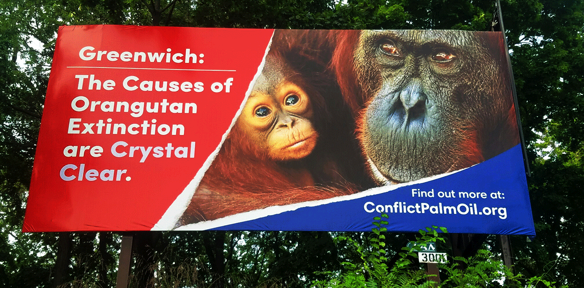 Picture of Pepsi Unclear billboard in Greenwich, CT