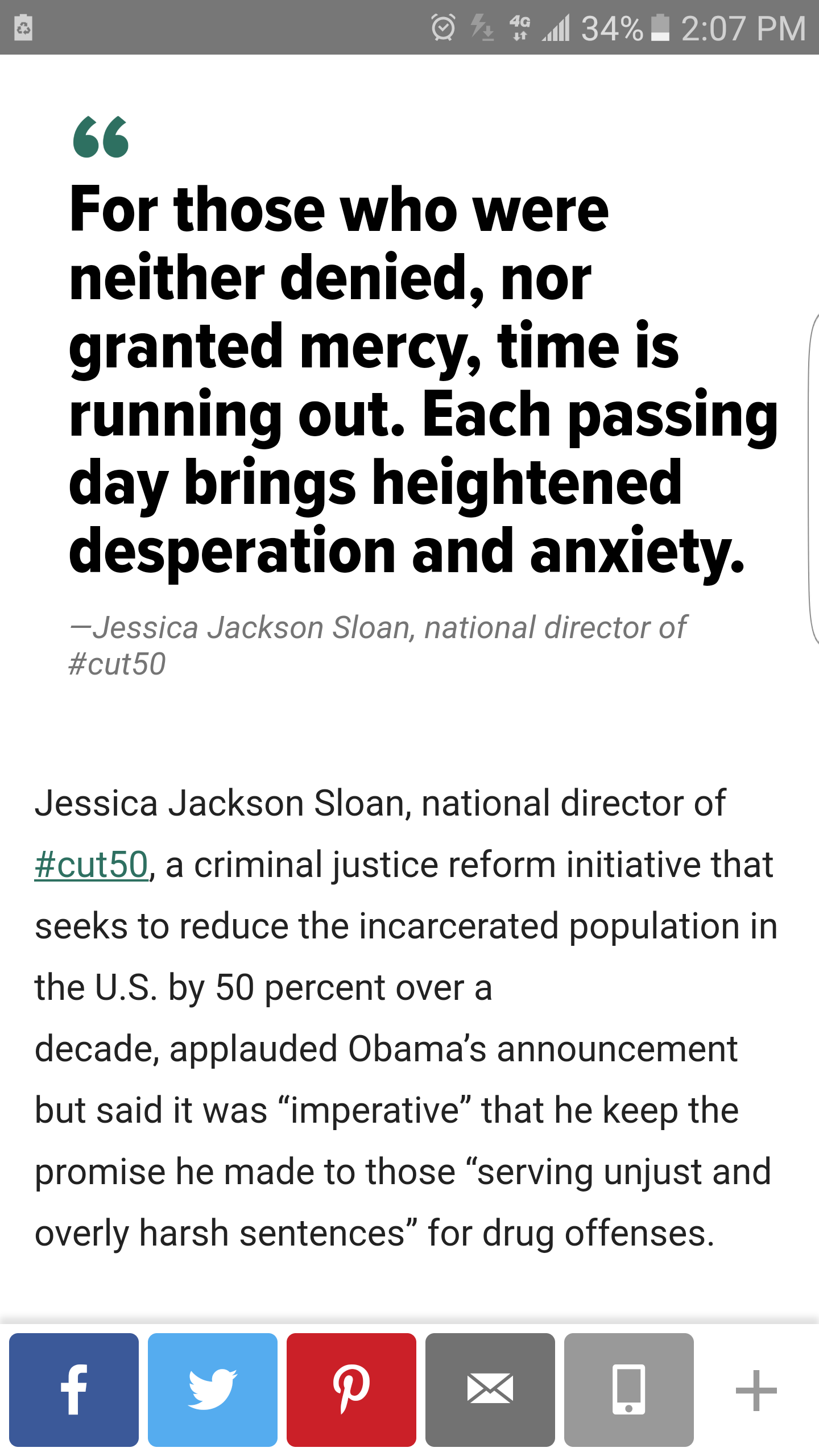 Barack Obama Just Cut The Sentences Of 98 Drug Offenders. Dozens Would Have Died Behind Bars.