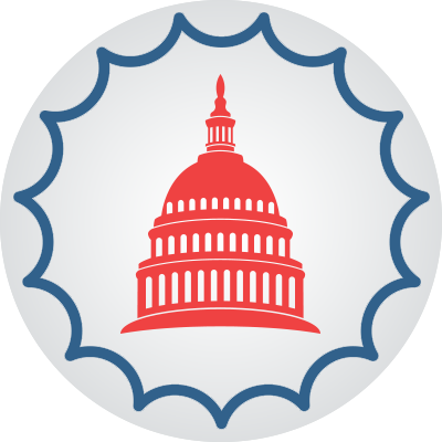 The Impeachment badge is earned by writing your legislator about impeachment. Impeachment