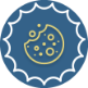 The Smart Cookie badge is earned by taking one of our quizzes. Smart Cookie