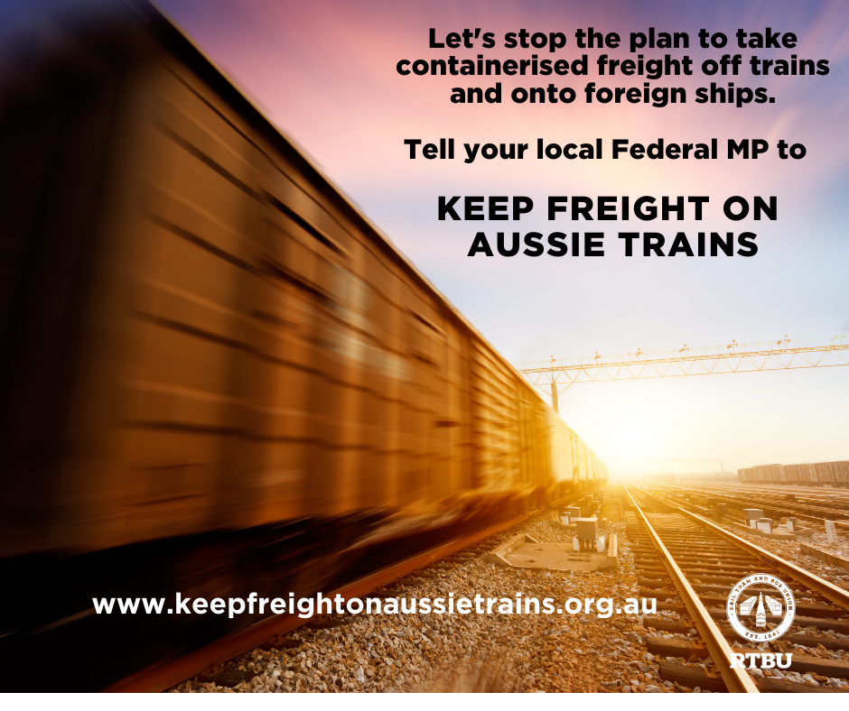 Keep freight on Aussie trains