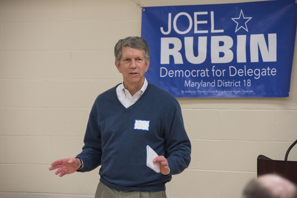 Barney Rush Barney Rush speaks in support of Joel's Campaign at the Rally for Rubin on February 25