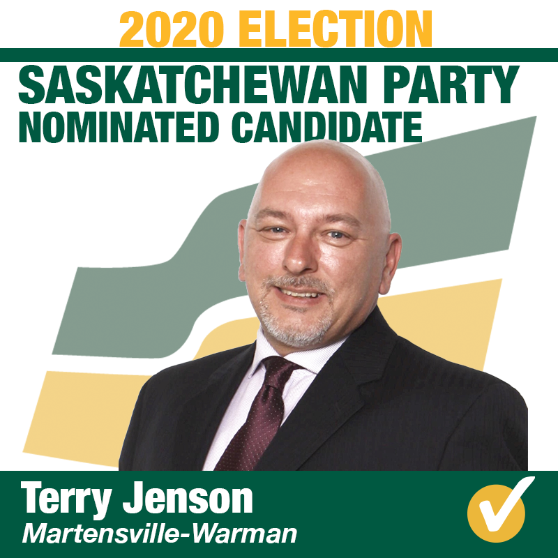 Terry Jenson Wins Contested Nomination in Martensville-Warm