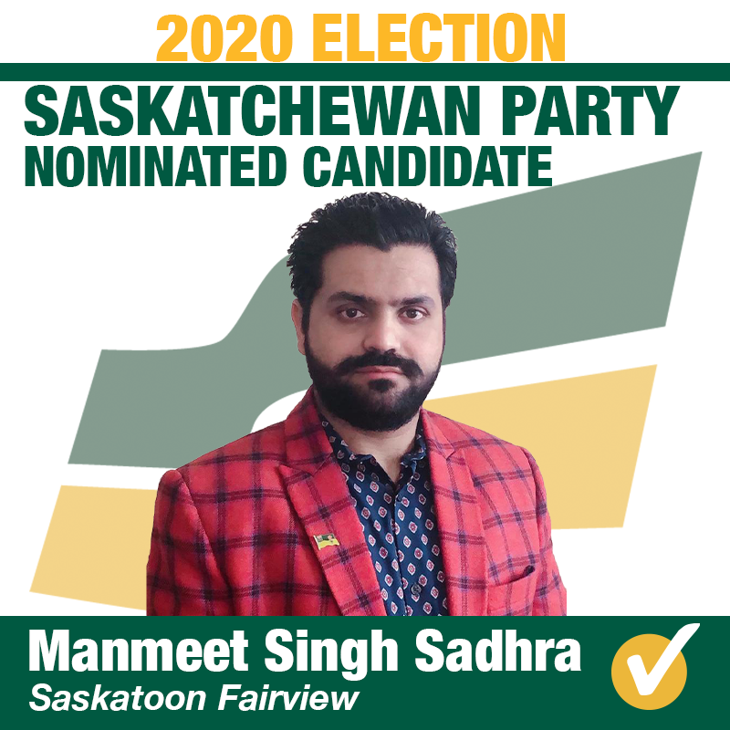 Manmeet Singh Sadhra Wins Contested Nomination in Saskatoon Fairview