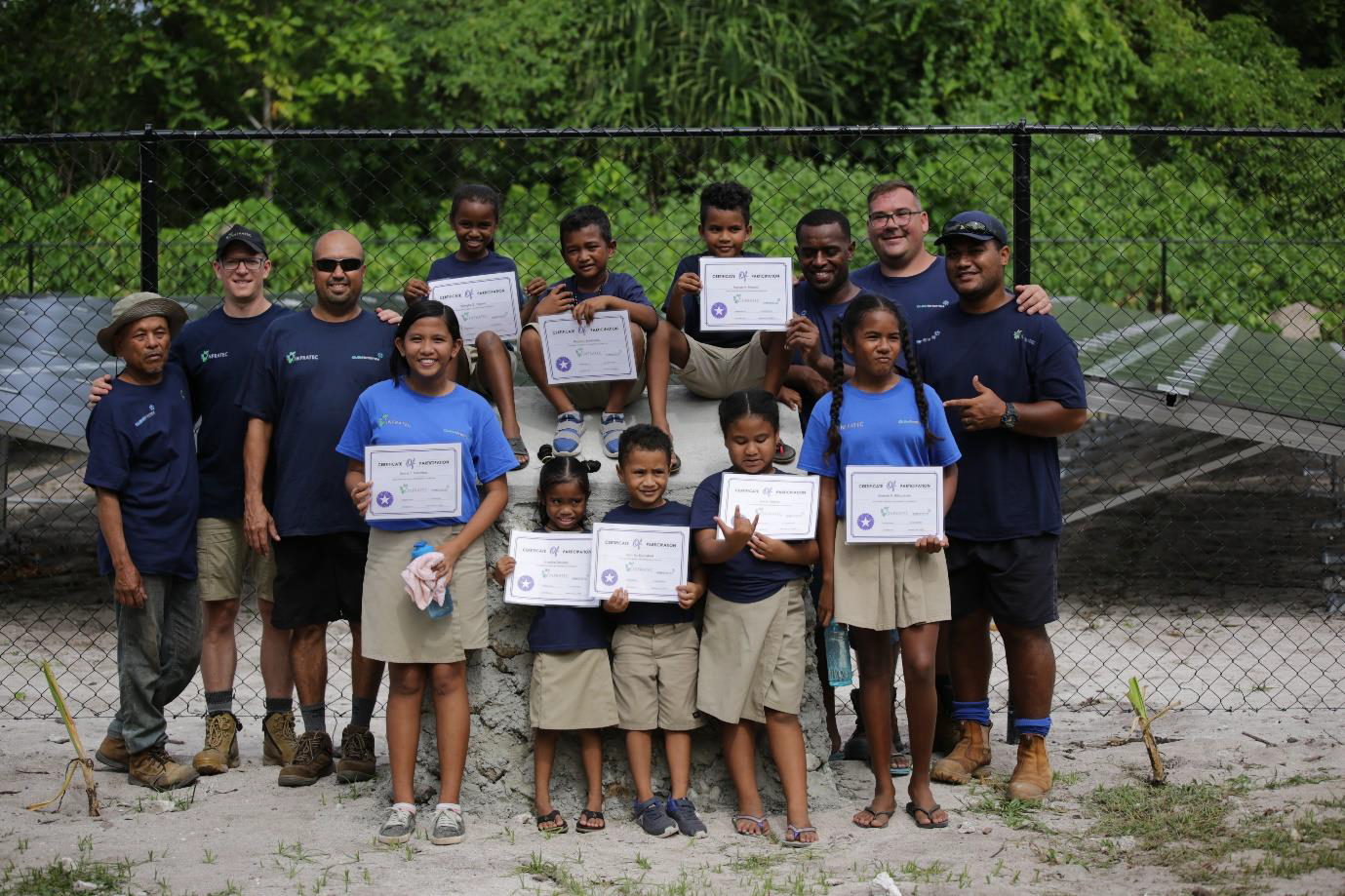 Infratec Engineer Matt Mann with the superstars