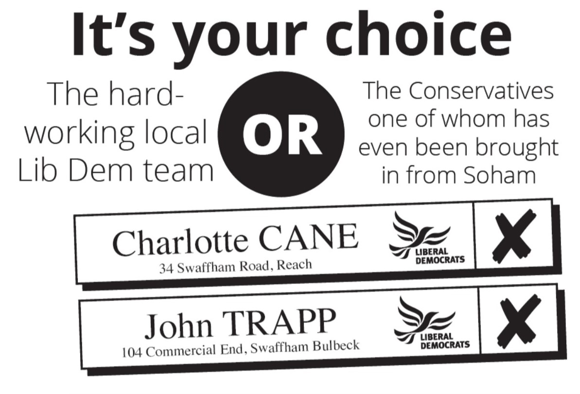 Vote John Trapp and Charlotte Cane Vote John Trapp and Charlotte cane on May 2nd
