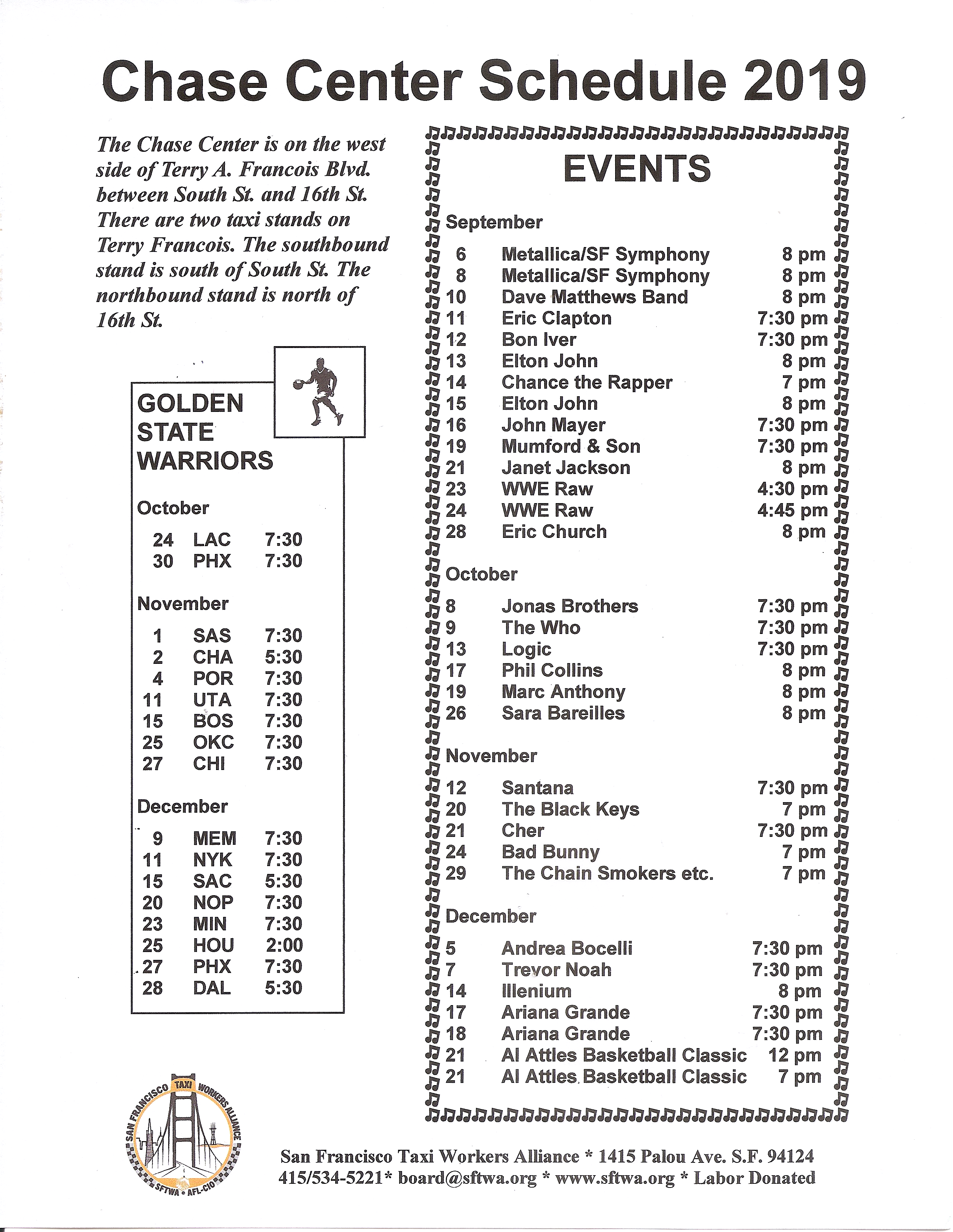 SF Convention And Events Calendar SF Convention And Events Calendar