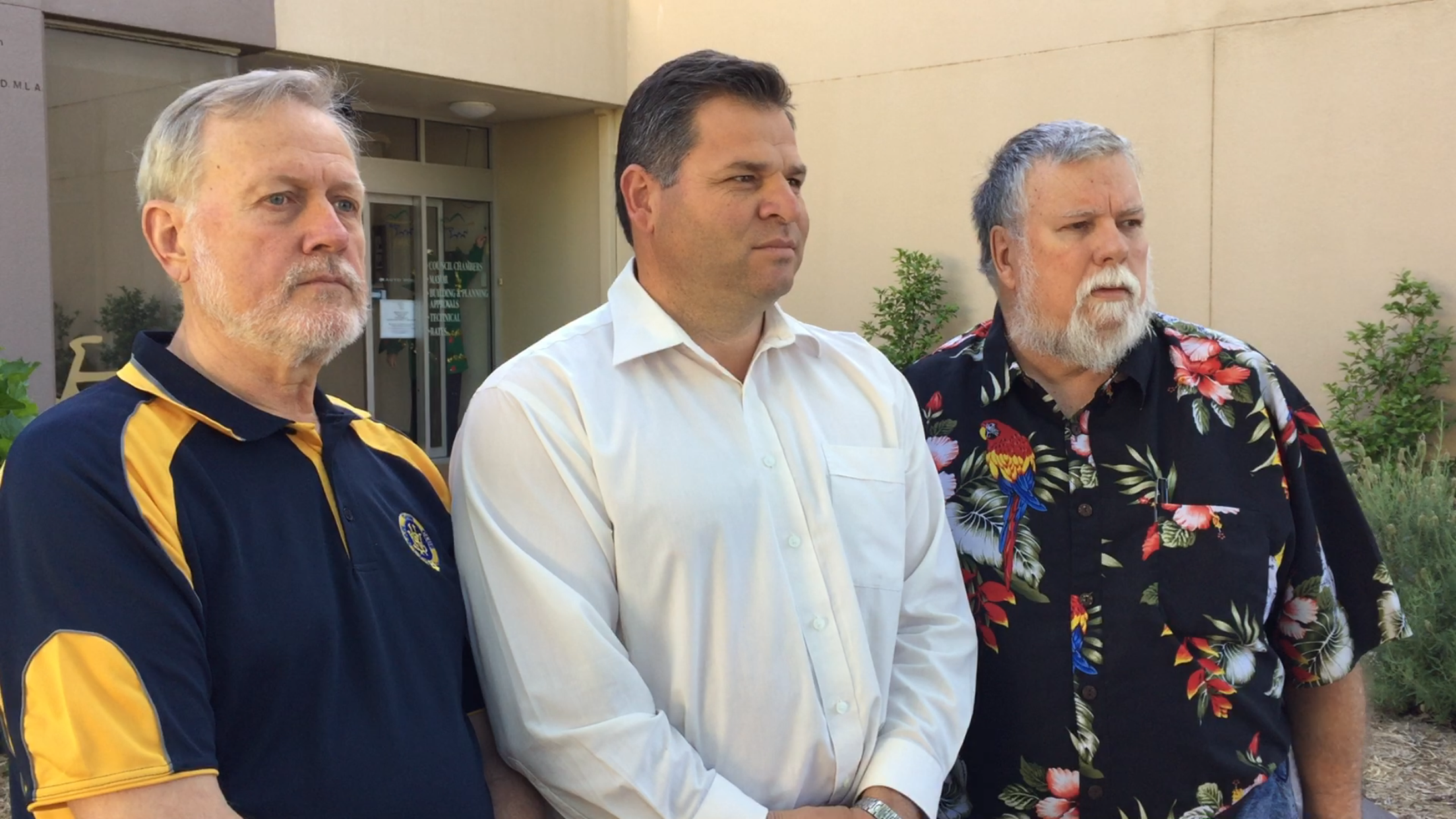 Robert Borsak, Robert Brown and Philip Donato