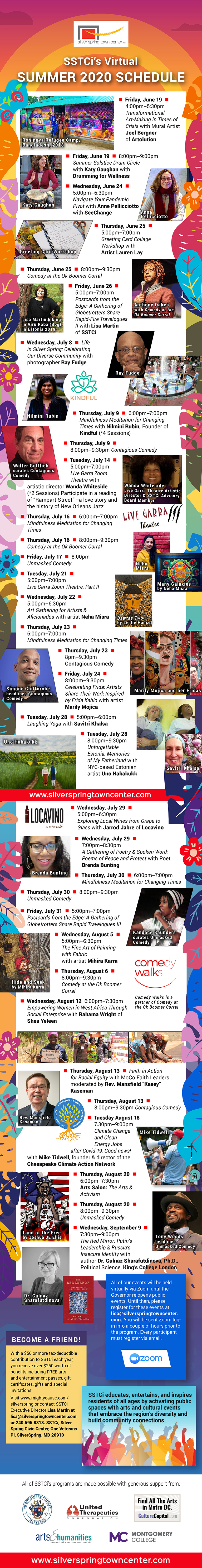 Silver Spring Town Center Summer 2020 Events Silver Spring Town Center Summer 2020 Events