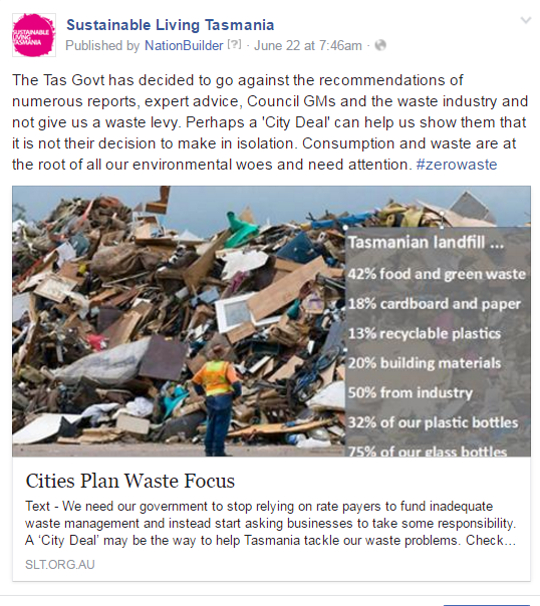 Example of an image cropped by Facebook