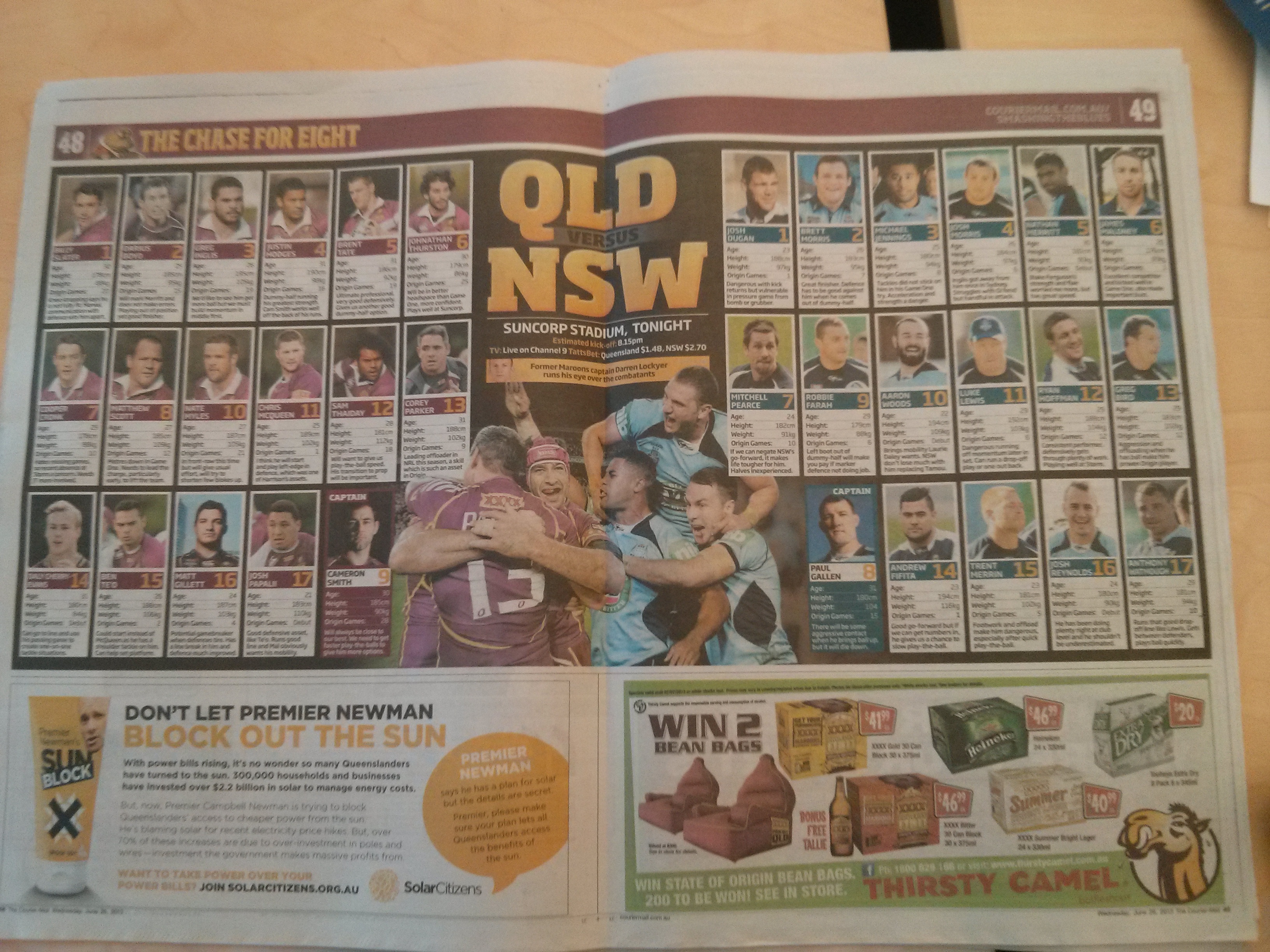 Check out our ad in the Courier Mail Solar Citizens