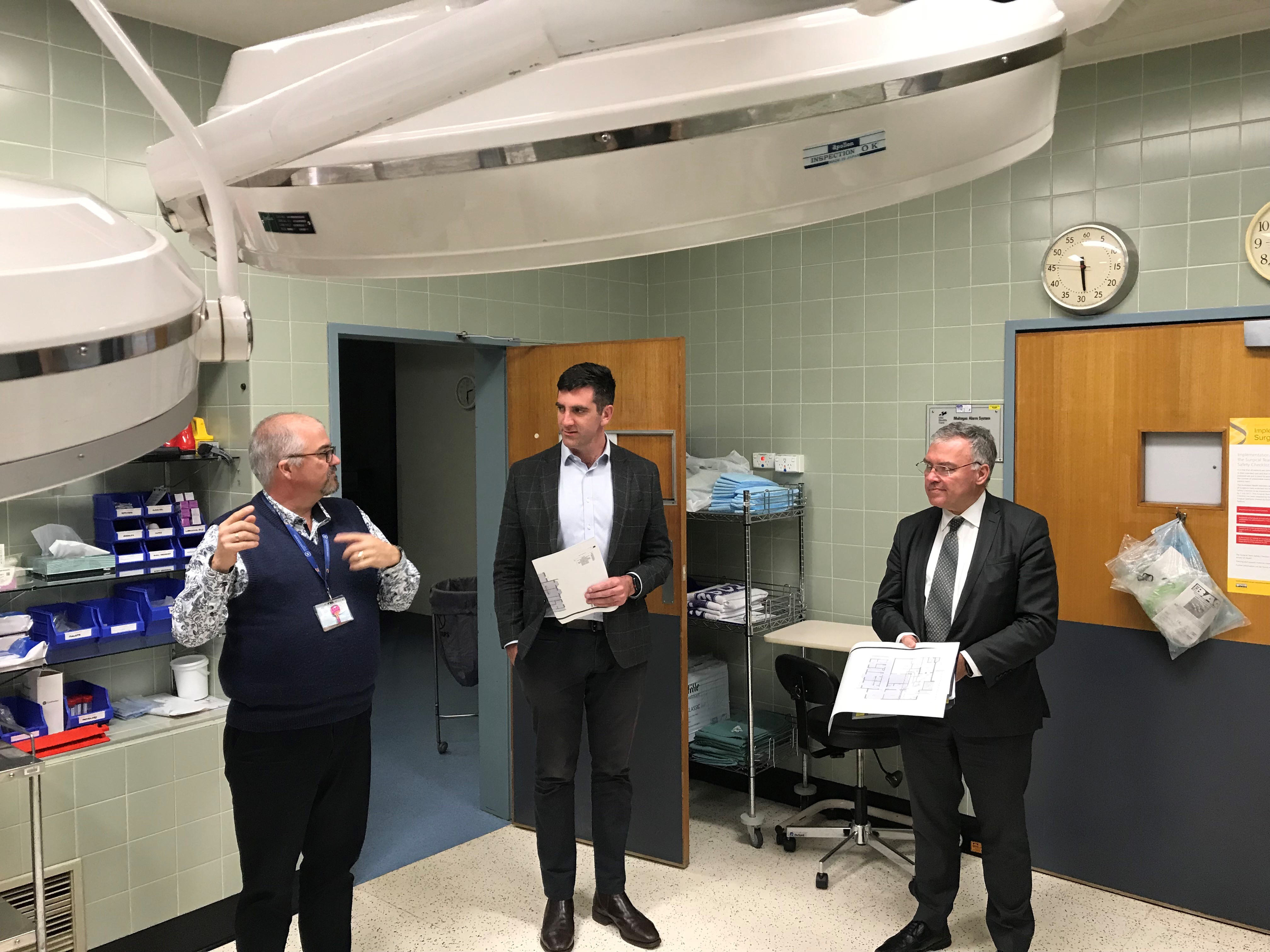 Valuable visit from Minister for Health Stephen Wade MLC