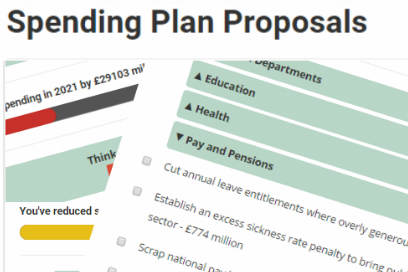 Deal with the deficit using the Spending Plan TaxPayers Alliance