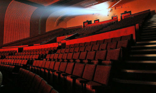 Chairs in a cinema