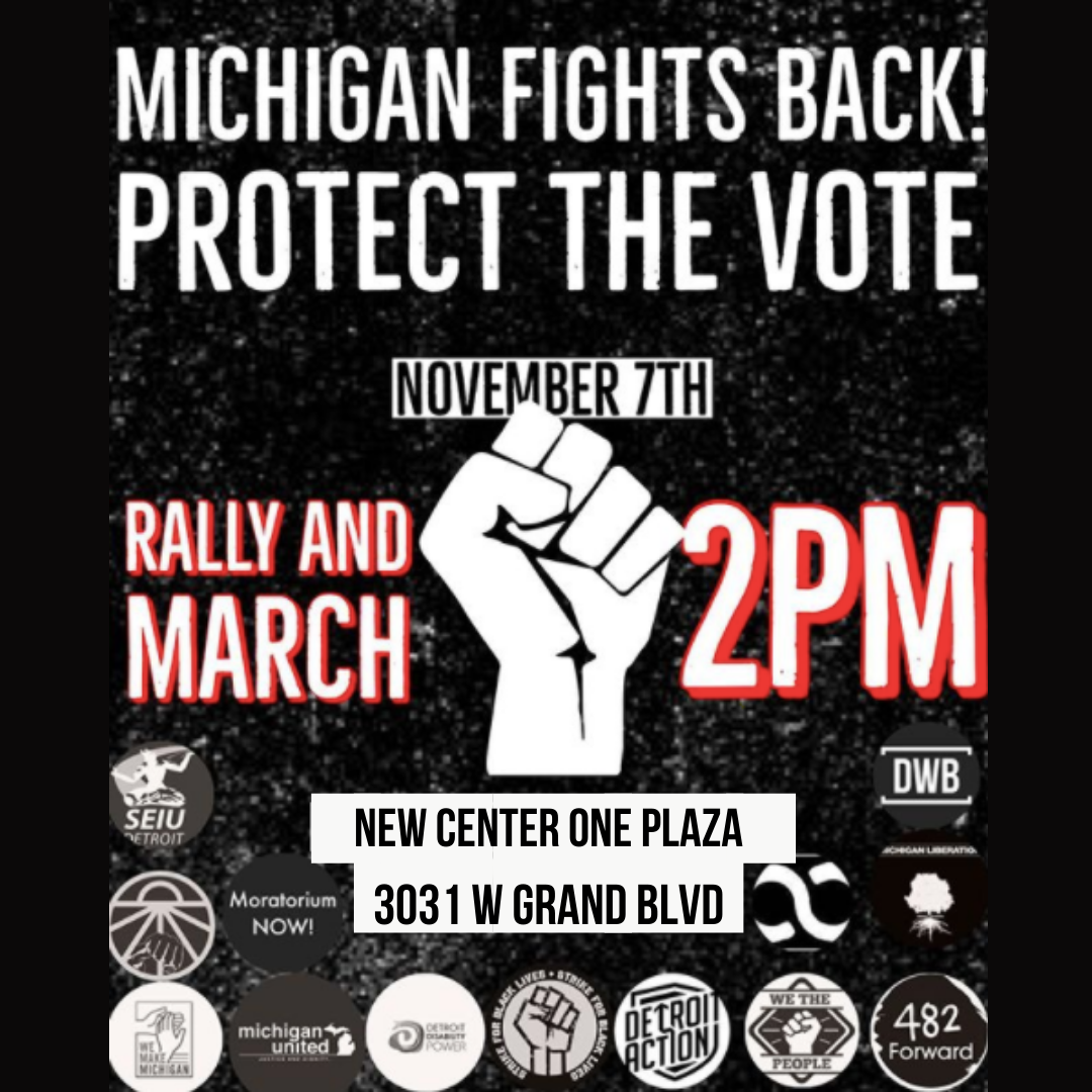 11/7 Count Every Vote Rally - Detroit Jews For Justice