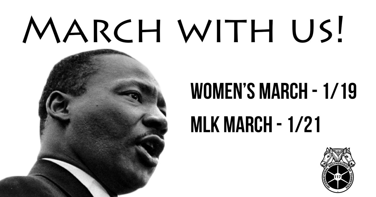 March with us! Women's and MLK Marches this weekend Image