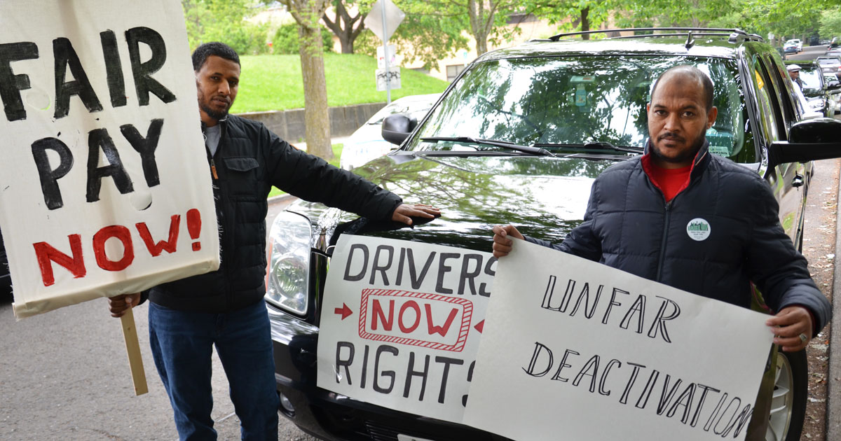 Teamsters 117 wins groundbreaking labor protections for Uber and Lyft drivers Image