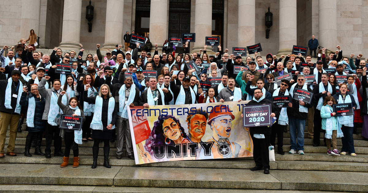 Teamster families call for safe staffing and a voice in Olympia Image