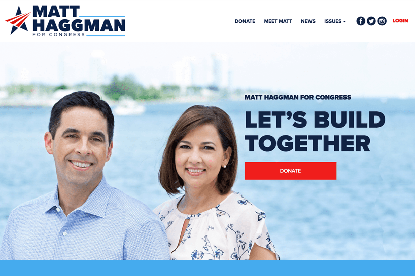 Matt Haggman for US Congress. <a target='_blank' href='http://www.matthaggman.com'>Check it out.</a>